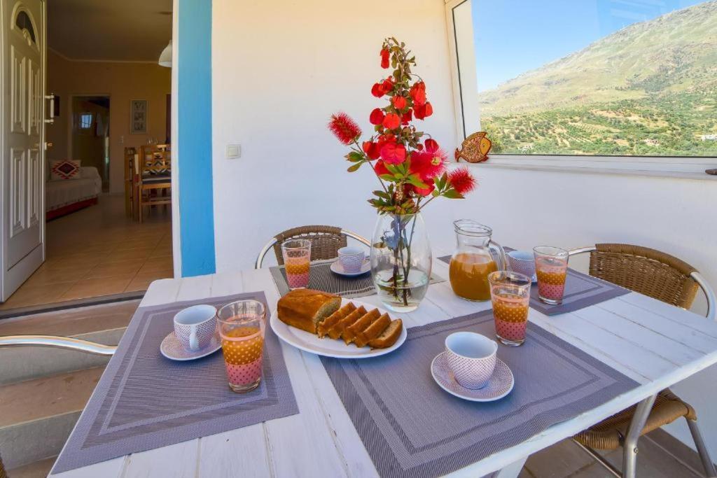 Emmanuela House With Garden & Sea View - Triopetra Apartment Exterior photo