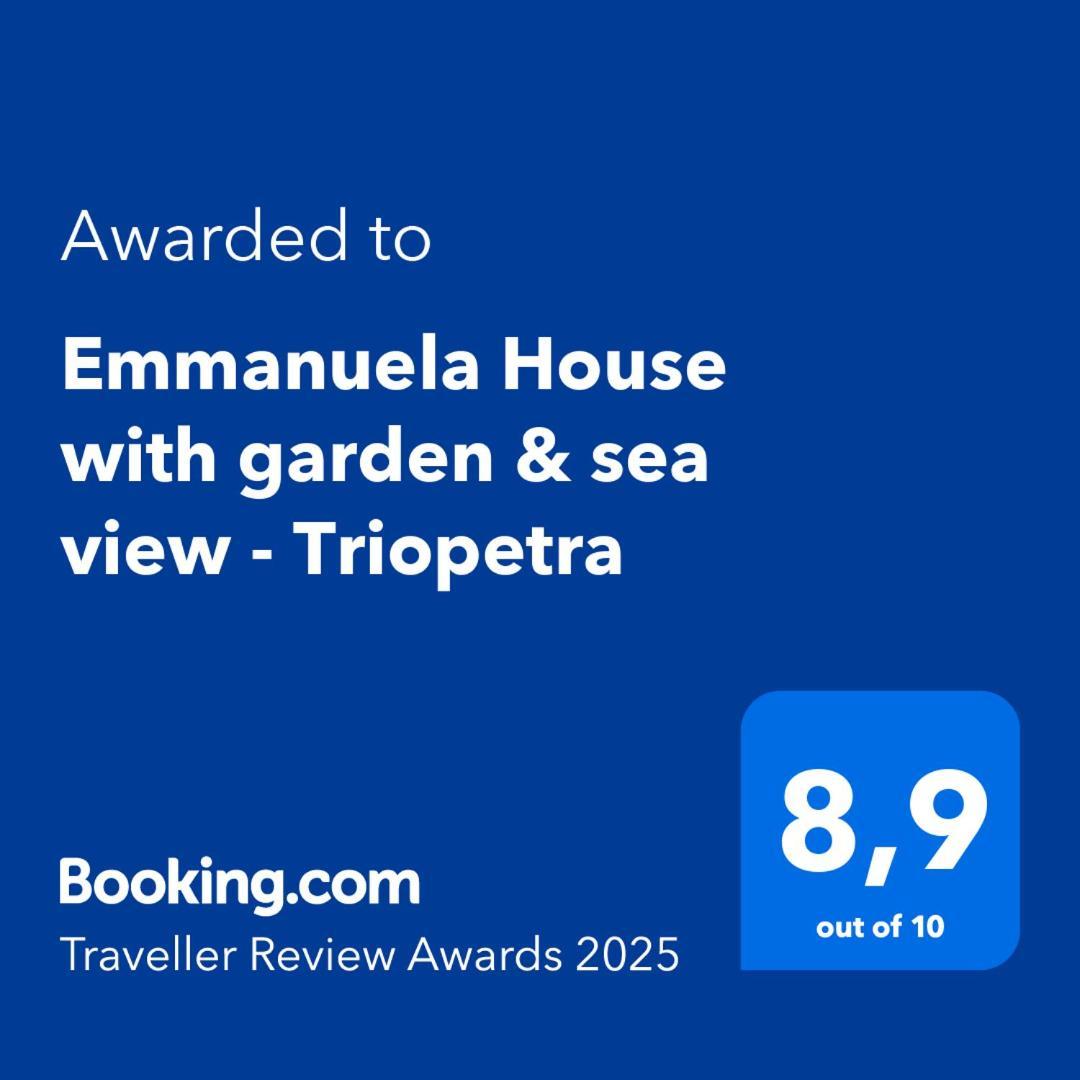 Emmanuela House With Garden & Sea View - Triopetra Apartment Exterior photo